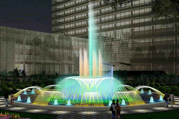 阳泉旱式喷泉厂